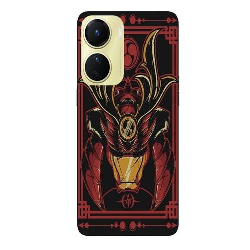 Coque Vivo Y16 Samourai Rouge Iron