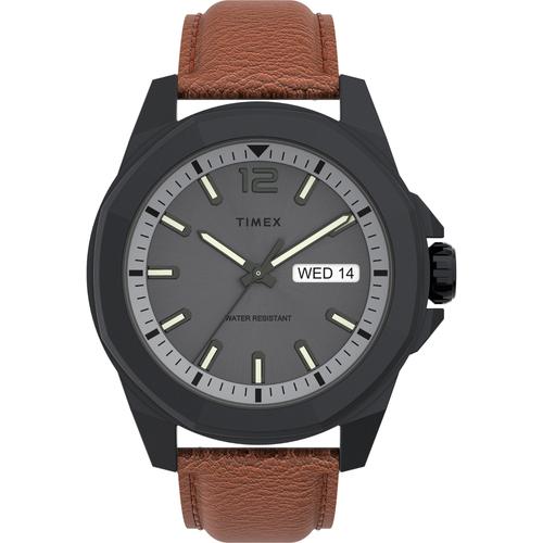 Timex Montre Marron Analogique Hommes Essex Avenue Tw2u82200