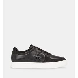Calvin Klein Jeans Baskets Basses En Cuir Semelle Cupsole Noir