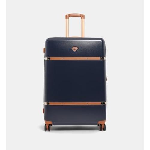 Jump - Valise rigide extensible Cassis Riviera 4R 78 cm - Bleu