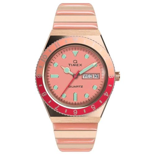Timex Montre Multicolore Analogique Femmes Q Malibu Tw2v38600