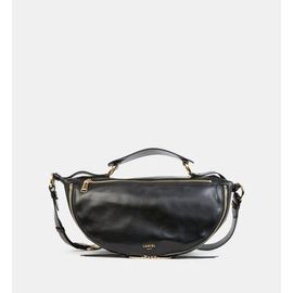Lancel - Sac besace Origami cuir - Noir