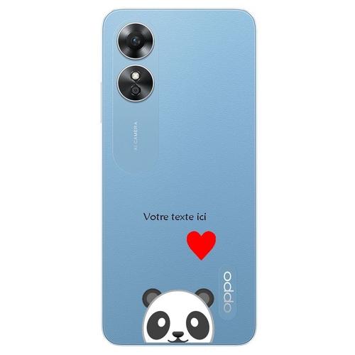 Coque Oppo A17 Panda Emojii Personnalisee