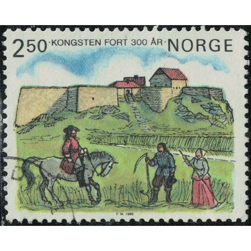 Norvège 1985 Oblitéré Used 300 Ans Du Fort Kongsten Y&t No 879 Su