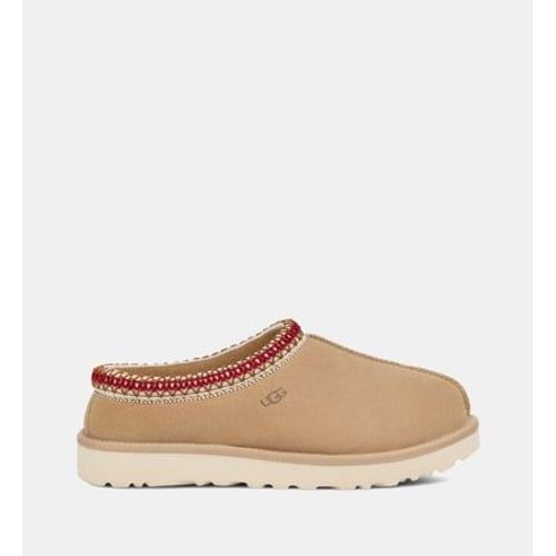 Ugg Mules Tasman Suède Brodé Beige