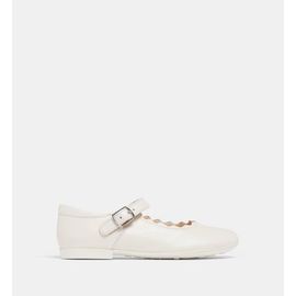 Geox - Babies Plates Plie' Cuir - Blanc