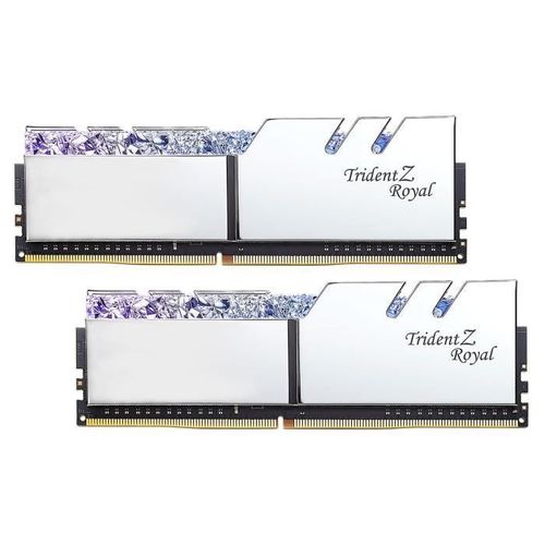 G.SKILL Mémoire PC Trident Z ROYAL - 32 Go - PC4-28800 / DDR4 3600 Mhz F4-3600C18D-32GTRS DDR4 - Gris