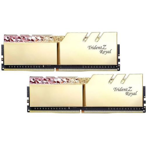 G.SKILL Mémoire PC Trident Z ROYAL (Gold) - 32 Go PC4-28800/DDR4 3600 Mhz F4-3600C16D-32GTRG