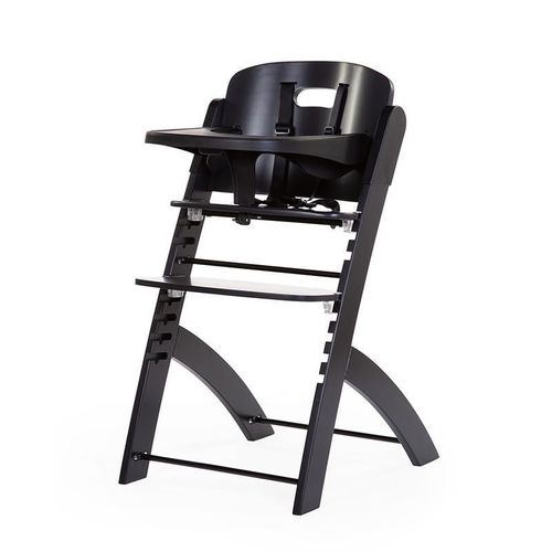Chaise Évolutive Evosit + Tablette Noir - Childhome