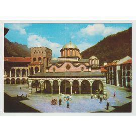 Carte Postale Monastère De Rila,Fondé En 946 Par L'ermite Ivan Rilski,L'église,Bulgarie