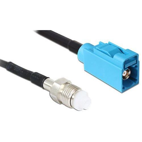 Delock - Câble d'antenne - connecteur FAKRA Z femelle pour FME femelle - 20 cm - noir