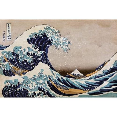 Hokusai - La Grande Vague - Poster 61 X 91cm