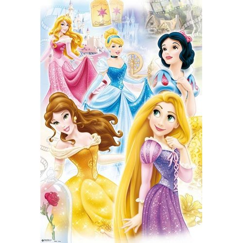 Princesses - Groupe - Poster 61 X 91cm
