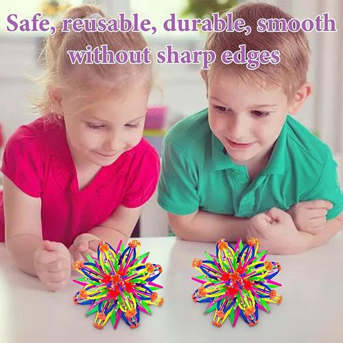 2Pcs Balle D'expansion, Balle Télescopique, Jouet De Balle Magique  Extensible, Sensory Jouets cadeaux pour Tout-Petits Garçons et filles