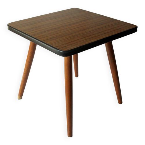 Support  Plantes En Bois Des Annes 1950 Vintage Marron