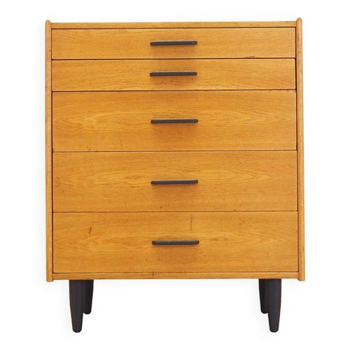 Commode En Frne Design Danois Annes 1960 Fabrication  Lyby Mbler Jaune
