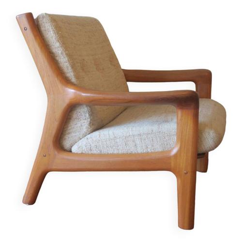 Fauteuil Lounge En Teck De Gustav Thams Pour As Vejen Danemark 196070 Bois