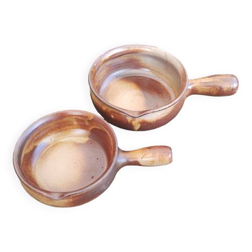 Lot De 2 Polons Vintage Marron