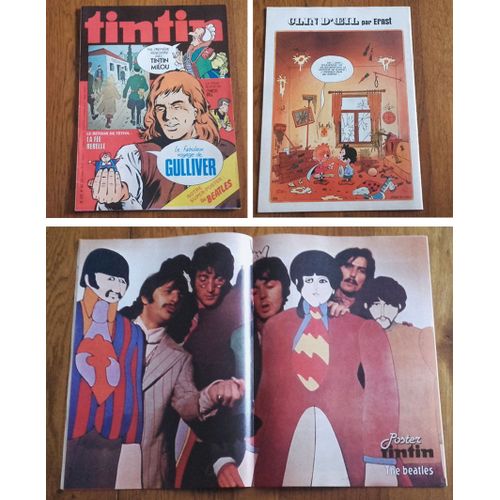 Magazine Tintin N: 282 Complet Avec Poster The Beatles