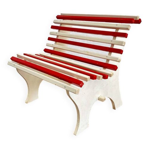 Banc Pour Enfants En Bois Rouge