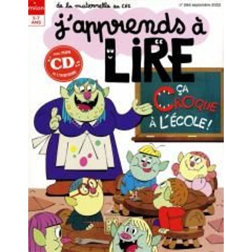 J'apprends À Lire 266 Ca Croque A L'ecole + Cd