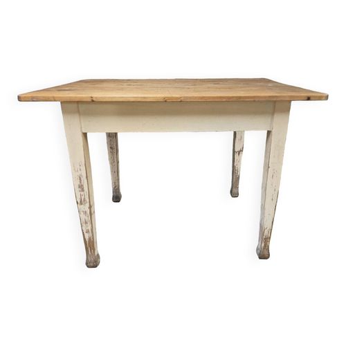 Petite Table De Ferme Vintage Bois