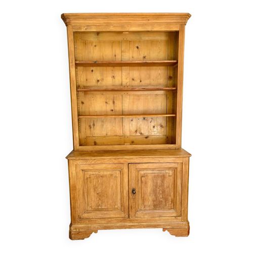 Buffet Ancien  Deux Corps Vaisselier En Chne Massif Bois