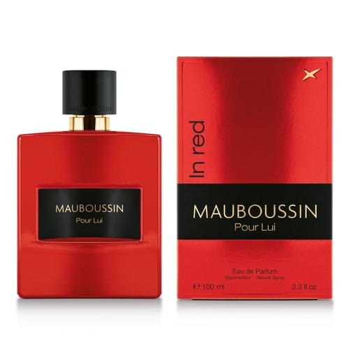 Mauboussin - Pour Lui In Red 100ml - Eau De Parfum Homme - Senteur Boisée & Épicée 