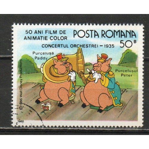 Timbre-Poste De Roumanie