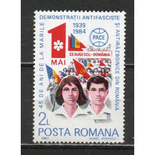 Timbre-Poste De Roumanie