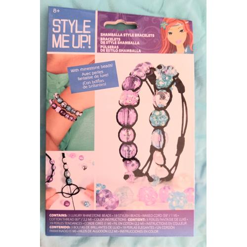 Coffret De Création De Bracelets En Perles Fantaisies De Luxe Style Shamballa