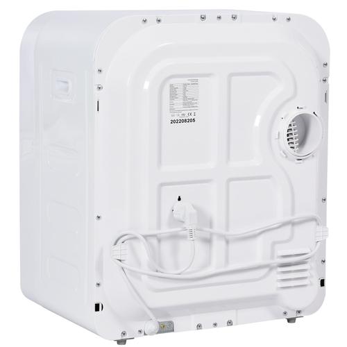 Mini sèche-linge 3KG, 830W, 5 programmes, au mur et pose libre, protection  contre la surchauffe,Classe B