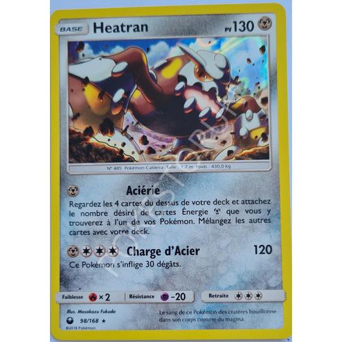 Carte Pokemon - Heatran 098/168 - Rare Holo 