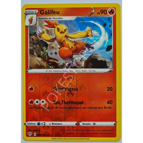 Carte Pokemon - Galifeu 023/189 - Holo-Reverse