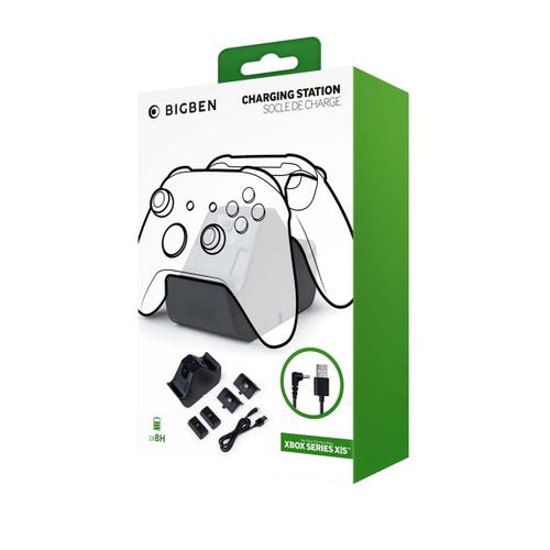 Socle De Charge Pour Manettes Xbox Séries - Permet De Recharger 2 Manettes Simultanément - Fourni Avec 2 Batteries Rechargeables Et 1 Câble Usb-A/Usb-C De 80 Cm