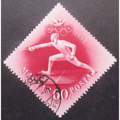 Hongrie N°1048 Jeux Olympiques D'helsinki 1952 Oblitéré