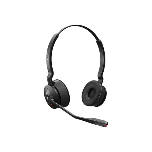 Jabra Engage 55 Stereo (Low Power) - Micro-casque - sur-oreille - DECT - sans fil - USB-A via adaptateur DECT - certifié UC