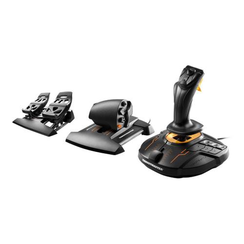 Thrustmaster T.16000m Fcs Flight Pack - Joystick, Accélérateur Et Pédales - Filaire - Pour Pc