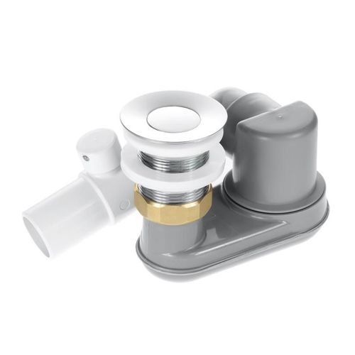 Blumtech WS Garniture de vidage et de trop-plein avec niveau de remplissage réglable pour baignoires sans trop-plein, BT236CR