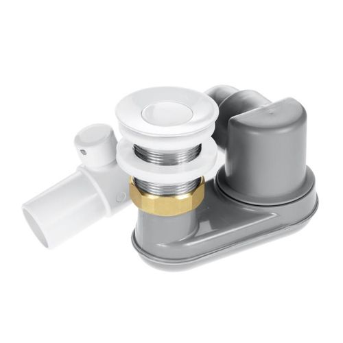 Blumtech WS Garniture de vidage et de trop-plein avec niveau de remplissage réglable pour baignoires sans trop-plein, BT236WH