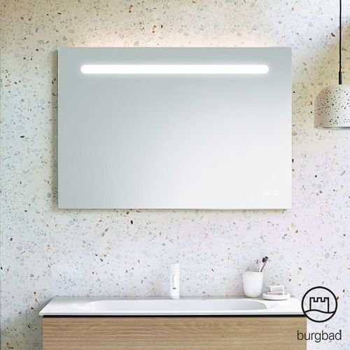 Burgbad Fiumo Miroir avec éclairage LED horizontal, SIIX100PN491