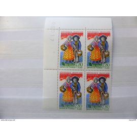 France.Bloc De 4 Numéroté Du N°2981 Santons De Provence N**.