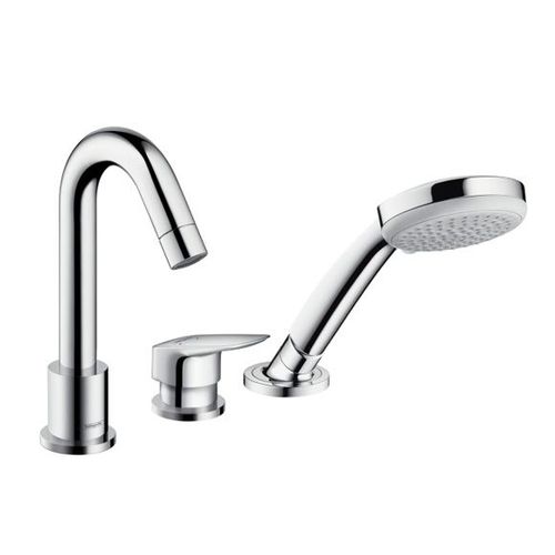 Hansgrohe Logis Set de finition pour mitigeur 3 trous sur bord de baignoire, 71310000