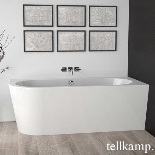 Tellkamp Pio Baignoire d?angle, avec habillage, 0100-055-00-L-AUF/CR