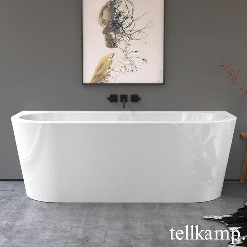 Tellkamp Solitär Wall Baignoire murale avec habillage, 0100-055-00-AUF/WG