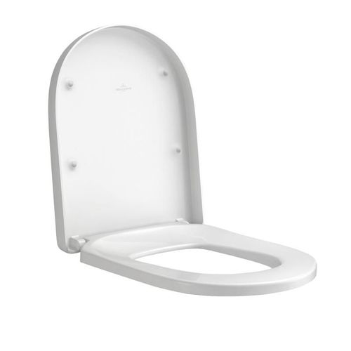Villeroy & Boch Subway 2.0 Abattant WC Comfort, amovible, avec fermeture amortie, 8M34S101