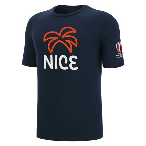 T-Shirt Macron Adulte Rugby Nice World Cup 2023 Officiel