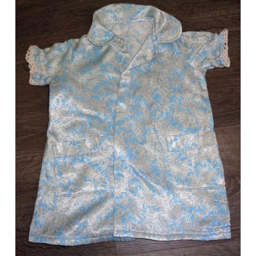 Rare Vêtements Poupée Caprice 60 Cm Années 1960 Robe De Chambre Satin Fait Main