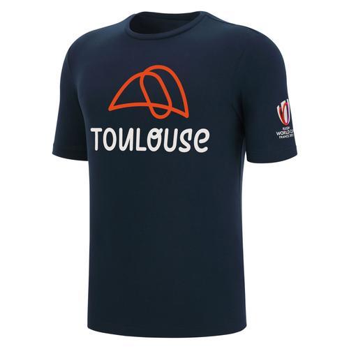 T-Shirt Macron Adulte Rugby Toulouse World Cup 2023 Officiel