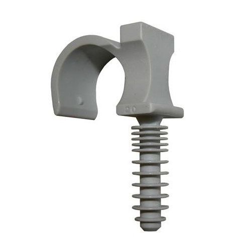 Collier de fixation simple pour tube gainé D20 carton de 100 pièces - SOMATHERM - 2992-20S
